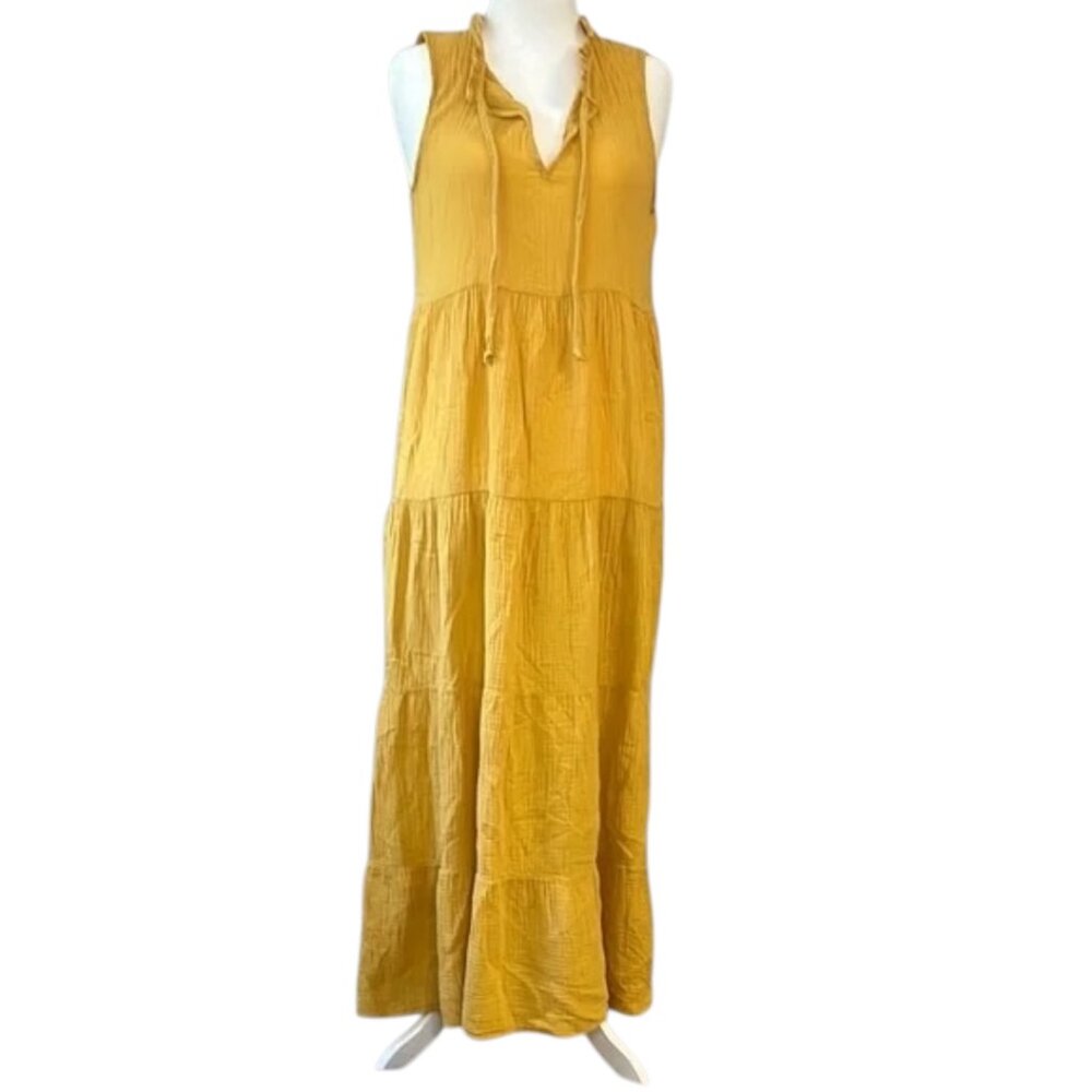 EVEREVE | NWT Georgia Flowy Tiered Maxi Dress – (Size L)